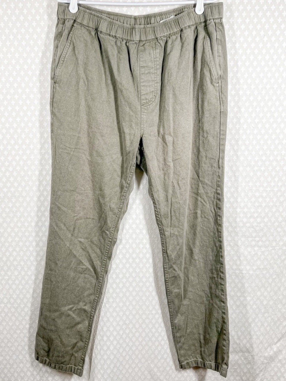 Outerknown Green High Rise Hemp Pants